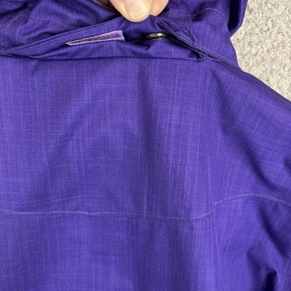 Columbia Bugaboo III Fleece Interchange Jacket Womens XL Purple 3 in‎ 1 Ski Coat